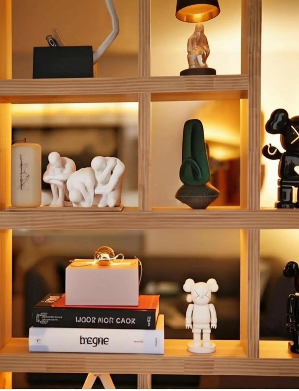 Sticker Master Dekoratif Küçük Düşünen Adamlar 3'lü Set Biblo - Şık & Minimalist Ofis & Ev Dekoru & Modern Ev ve Ofis Dekorasyonu - Sticker Master