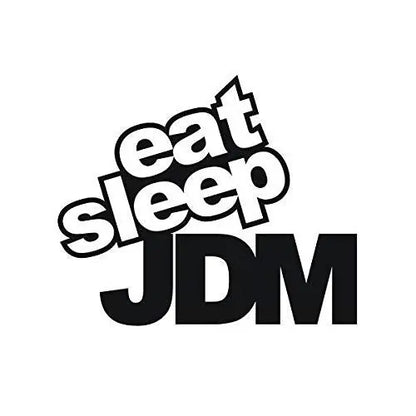 Sticker Master Eat Sleep Jdm Sticker Motor, Kask, Laptop, Araba, Oto Araç İçin Dayanıklı Etiket Decal
