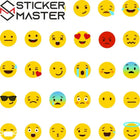 Emoji Sticker Seti Whatsapp Gülen Yüz Laptop Araba | Sticker Master