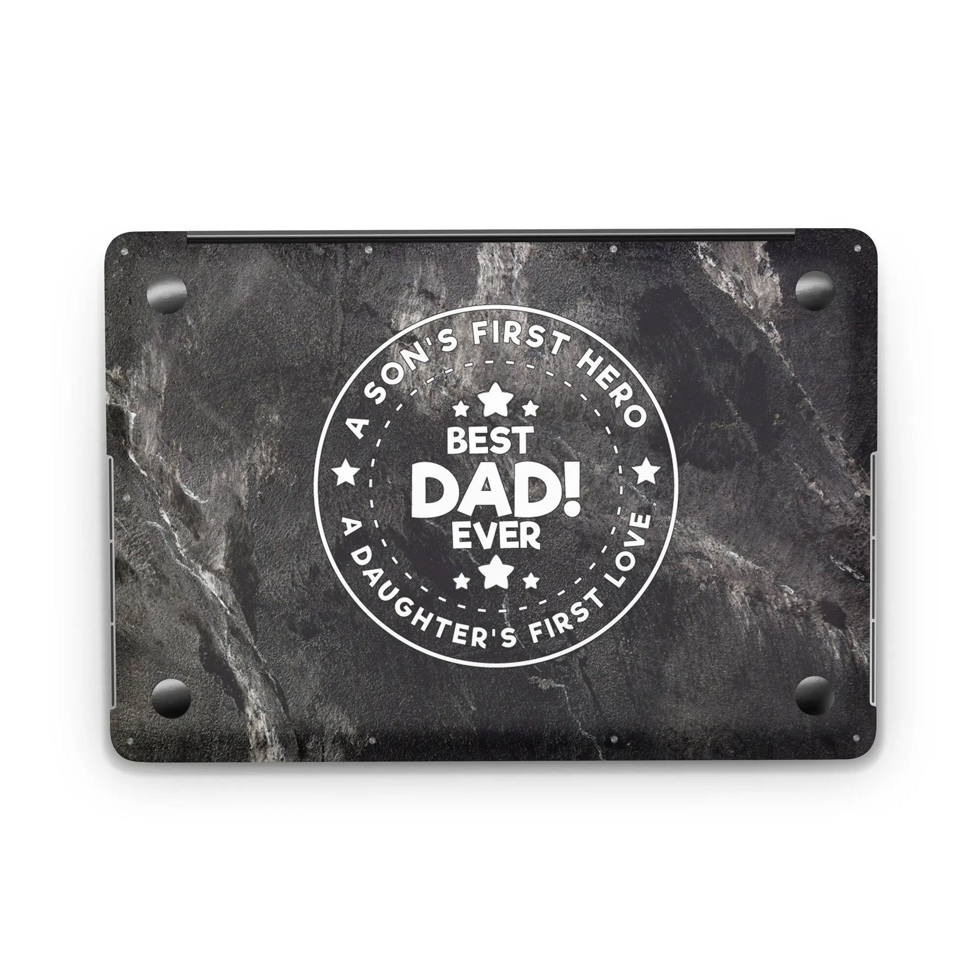Sticker Master Best Dad Father Evrensel Sticker Dizüstü Bilgisayar Vinil Sticker Decal  12" 13" 13.3" 14" 15" 15.4" 15.6 inç Dizüstü Bilgisayar Çıkartma Koruyucu Macbook Asus Acer Hp Lenovo Huawei Dell İçin - Sticker Master