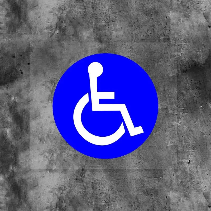 Engelli Araç Stickerı Tekerlekli Sandalye 13 Cm | Sticker Master - Sticker Master