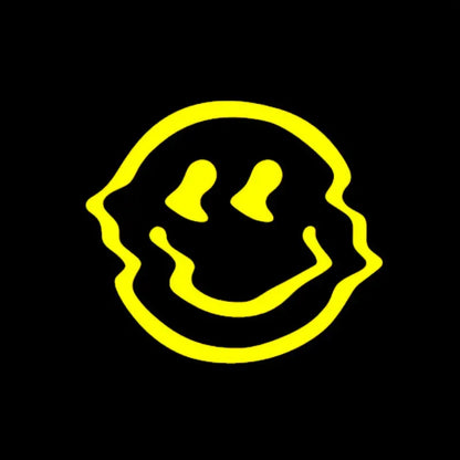 Eriyen Gülen Yüz Sticker Araba Çıkartması - Sticker Master Sticker Master