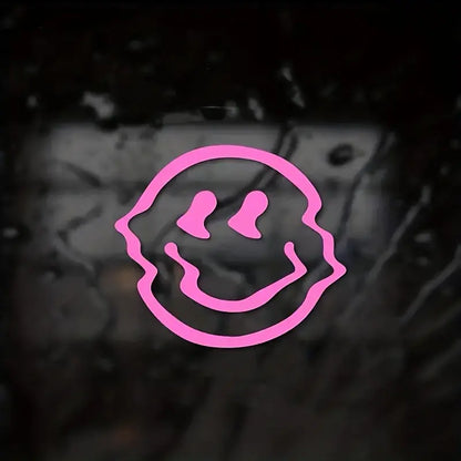 Eriyen Gülen Yüz Sticker Araba Çıkartması - Sticker Master Sticker Master