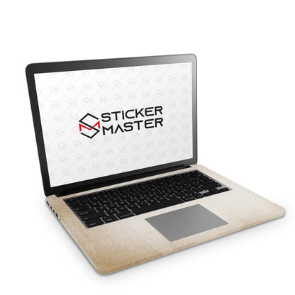 Sticker Master White Textured Paper Evrensel Sticker Dizüstü Bilgisayar Vinil Sticker Decal  12" 13" 13.3" 14" 15" 15.4" 15.6 inç Dizüstü Bilgisayar Çıkartma Koruyucu Macbook Asus Acer Hp Lenovo Huawei Dell İçin - Sticker Master