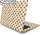 Etnik Desenli Laptop Sticker Geleneksel Geometrik Tasarım | Sticker Master
