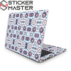 Etnik Nazar Boncuğu Laptop Sticker Abstract Backgrounds 4 | Sticker Master