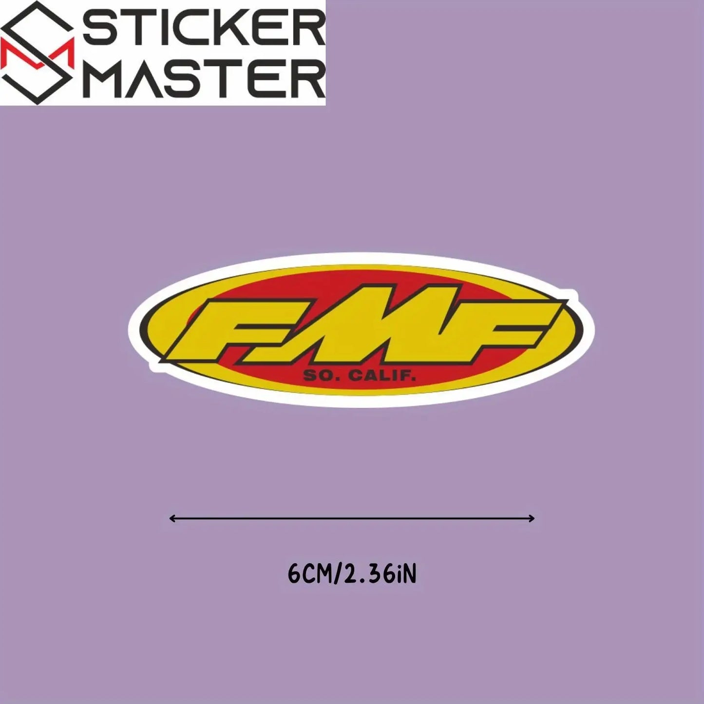 FMF Sticker | California So. Calif. Motocross Egzoz Decal (6 cm) Sticker Master