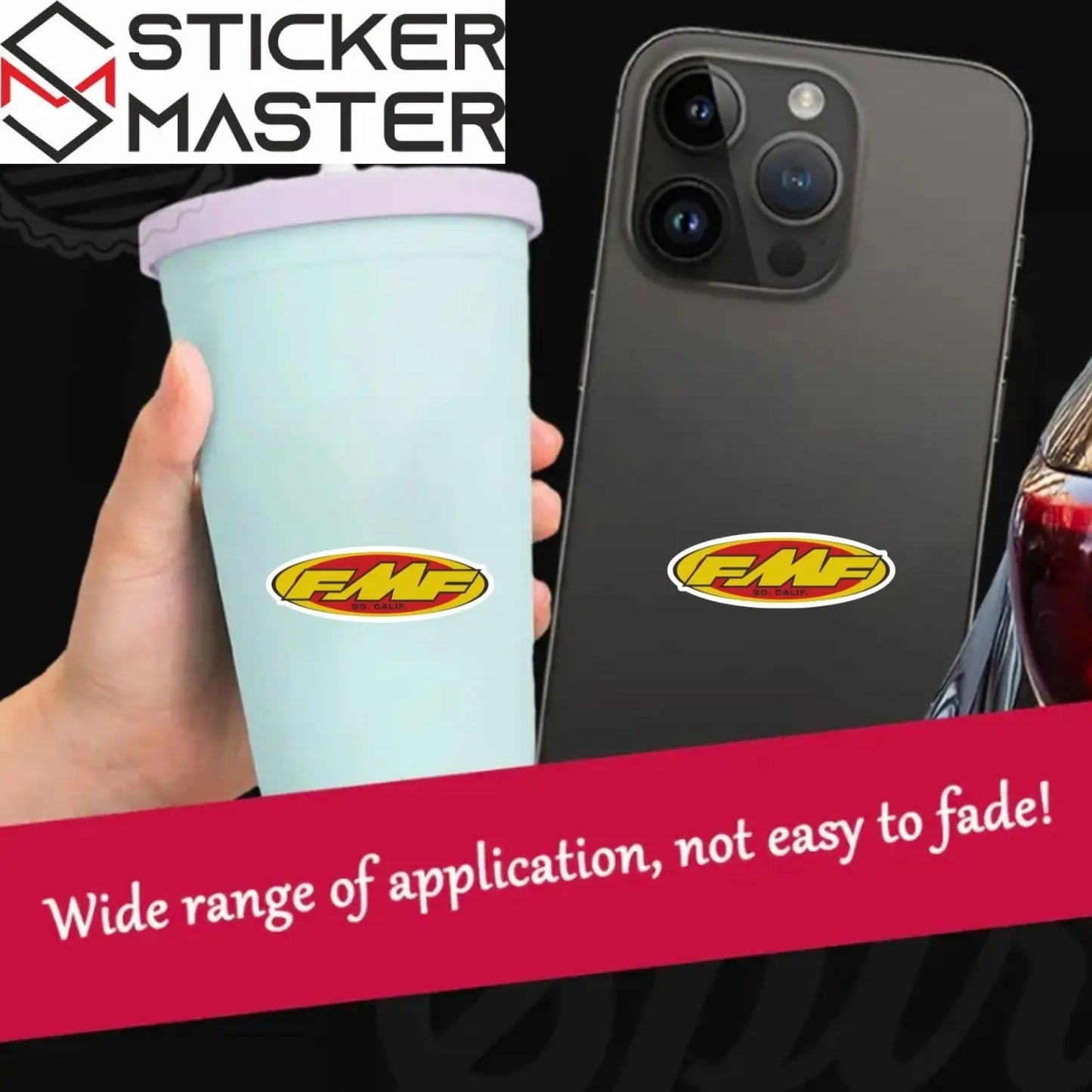 FMF Sticker | California So. Calif. Motocross Egzoz Decal (6 cm) Sticker Master