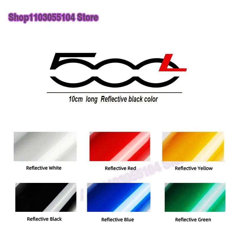 Fiat 500L Ayna Sticker Seti | Yan Ayna Çıkartması | Sticker Master Sticker Master