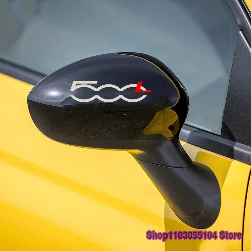 Fiat 500L Ayna Sticker Seti | Yan Ayna Çıkartması | Sticker Master Sticker Master