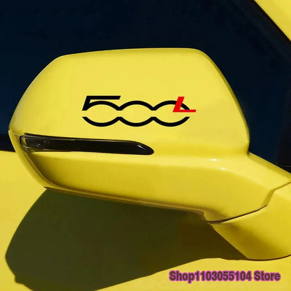 Fiat 500L Ayna Sticker Seti | Yan Ayna Çıkartması | Sticker Master Sticker Master