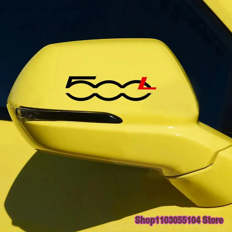 Fiat 500L Ayna Sticker Seti | Yan Ayna Çıkartması | Sticker Master Sticker Master