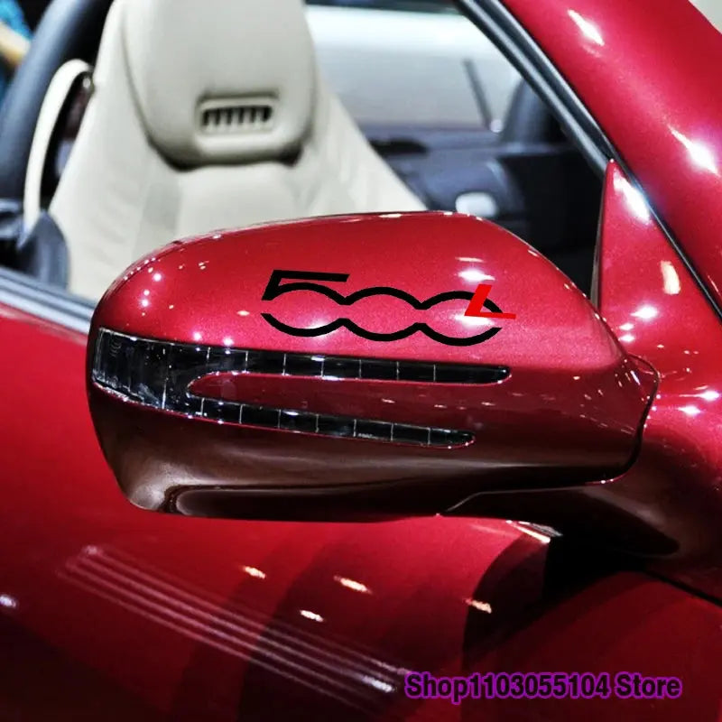 Fiat 500L Ayna Sticker Seti | Yan Ayna Çıkartması | Sticker Master Sticker Master