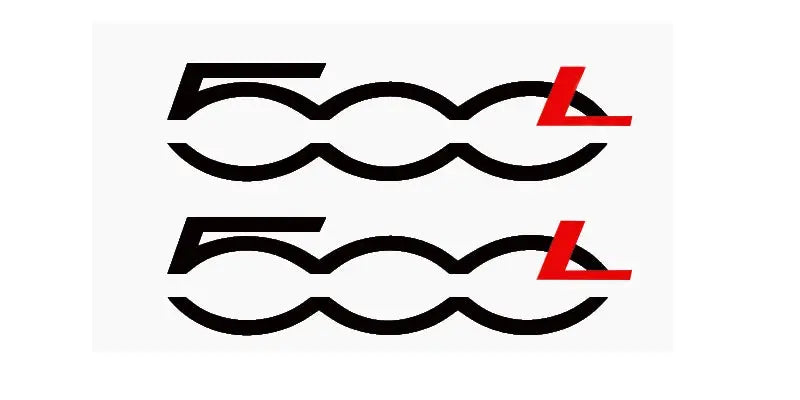 Fiat 500L Ayna Sticker Seti | Yan Ayna Çıkartması | Sticker Master Sticker Master