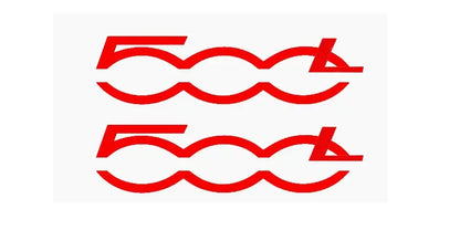 Fiat 500L Ayna Sticker Seti | Yan Ayna Çıkartması | Sticker Master Sticker Master