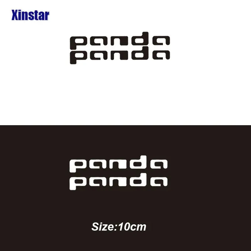 Fiat Panda Sticker Seti (2 Adet) | Yan Ayna ve Kapı Kolu Logosu - Sticker Master