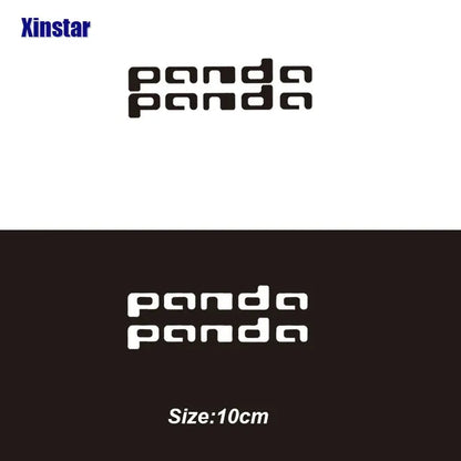 Fiat Panda Sticker Seti (2 Adet) | Yan Ayna ve Kapı Kolu Logosu - Sticker Master