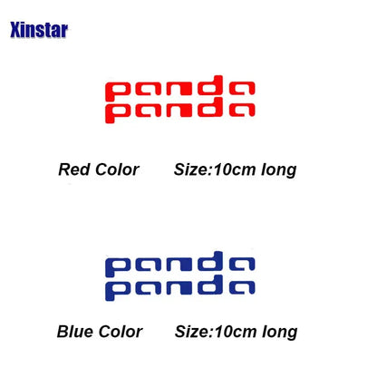 Fiat Panda Sticker Seti (2 Adet) | Yan Ayna ve Kapı Kolu Logosu - Sticker Master