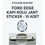 Sticker Master Ford Edge Kapı Kolu Jant Sticker - 10 Adet Sticker Master