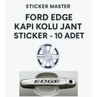 Ford Edge Sticker Kapı Kolu ve Jant Seti (10 Adet) | Sticker Master
