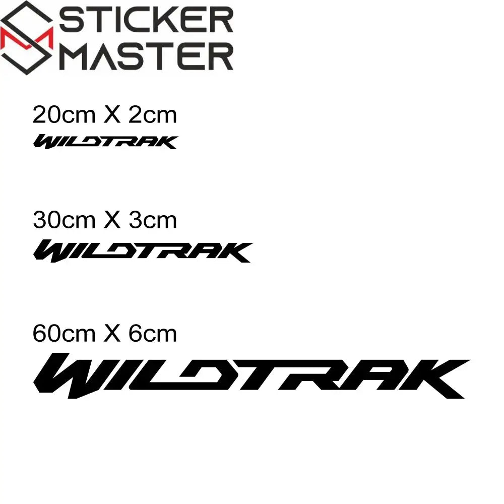 Ford Ranger Sticker Seti | Wildtrak ve Raptor Uyumlu Yan/Bagaj Grafiği - Sticker Master