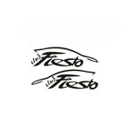 Sticker Master Ford Fiesta Club Araç Oto Sticker - Sağ ve Sol - 15 cm