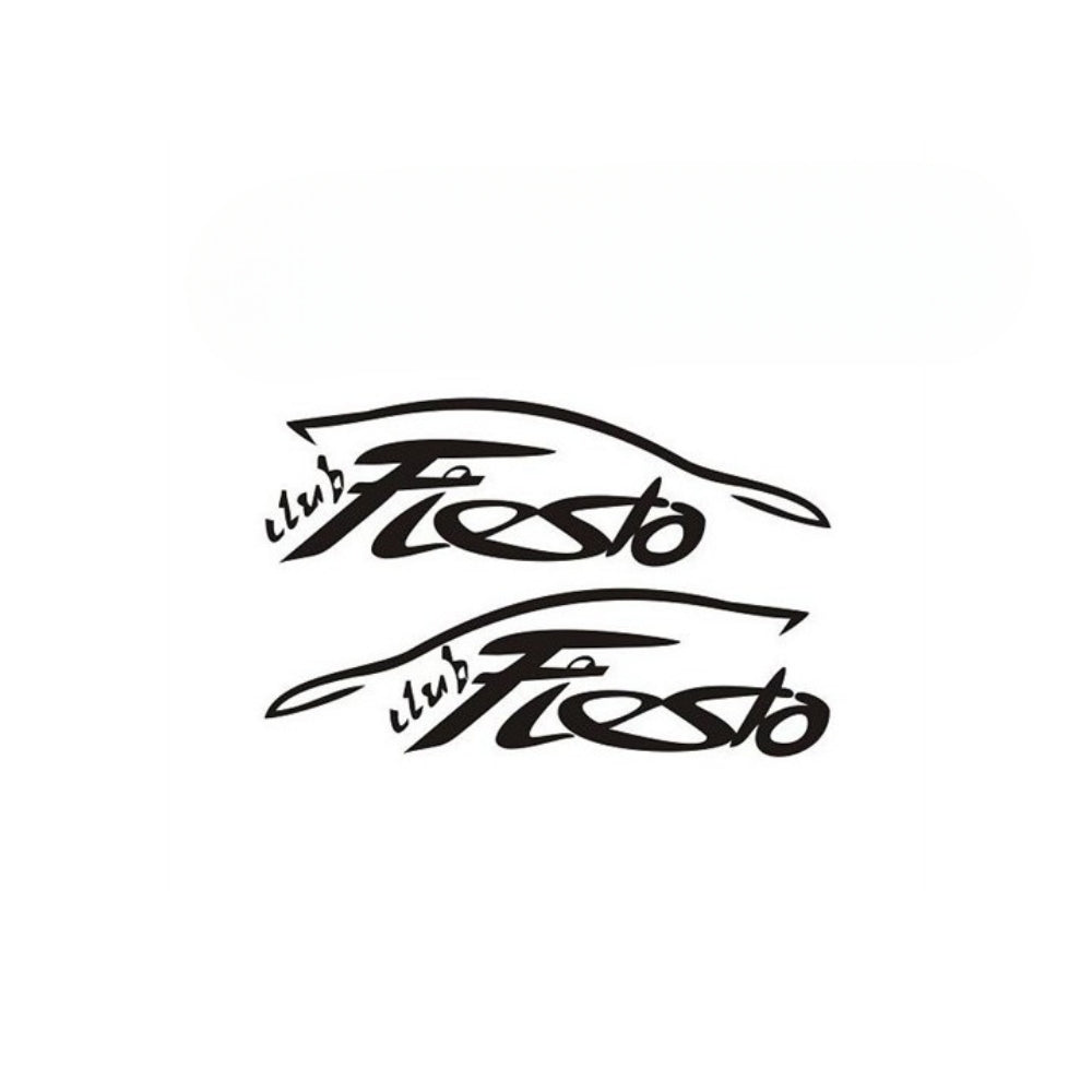 Sticker Master Ford Fiesta Club Araç Oto Sticker - Sağ ve Sol - 15 cm