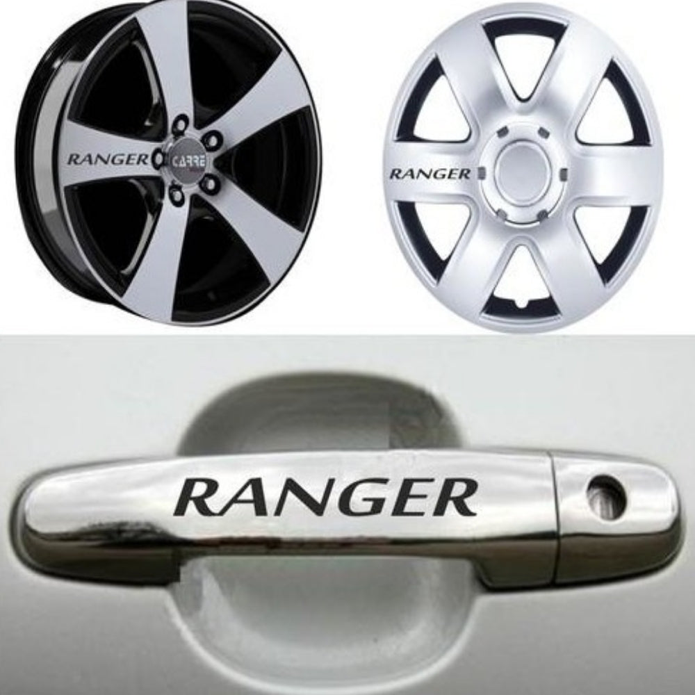 Sticker Master Ford Ranger Kapı Kolu Jant Sticker - 10 Adet