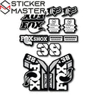 Fox 38 Sticker Seti | 15 Parça Maşa Yenileme ve Renk Değişim Paketi
