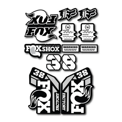 Fox 38 Sticker Seti | 15 Parça Maşa Yenileme ve Renk Değişim Paketi Sticker Master