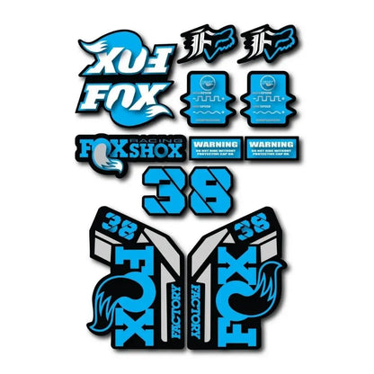 Fox 38 Sticker Seti | 15 Parça Maşa Yenileme ve Renk Değişim Paketi Sticker Master