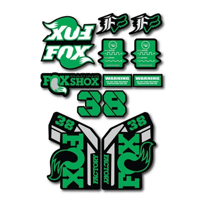 Fox 38 Sticker Seti | 15 Parça Maşa Yenileme ve Renk Değişim Paketi Sticker Master