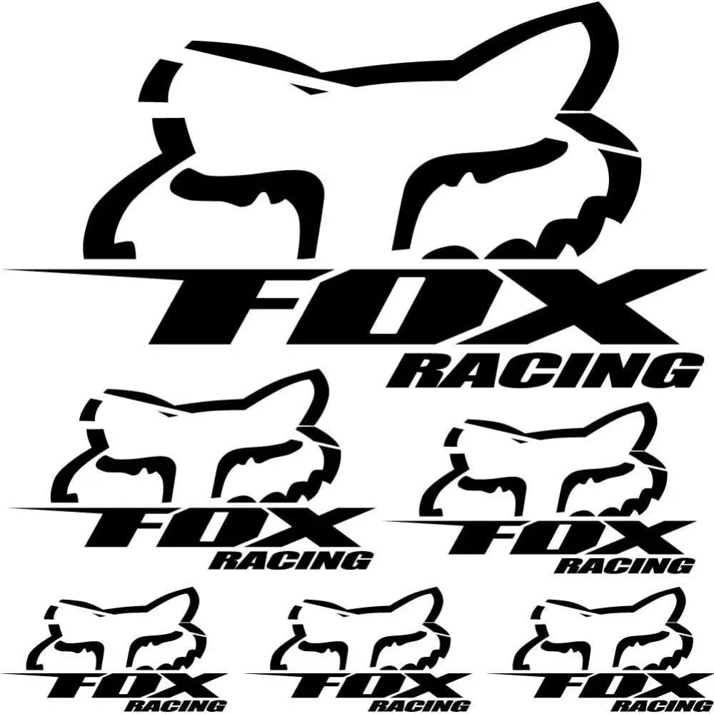 Sticker Master Fox Racing Sponsor Set Oto Motor Sticker Sticker Master
