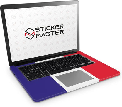 Sticker Master France Flag Evrensel Sticker Dizüstü Bilgisayar Vinil Sticker Decal 12" 13" 13.3" 14" 15" 15.4" 15.6 inç Dizüstü Bilgisayar Çıkartma Koruyucu Macbook Asus Acer Hp Lenovo Huawei Dell İçin - Sticker Master