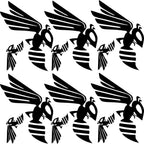 Sticker Master Frelon Hornet Eşek Arısı Sponsor Set Oto Motor Araba Sticker