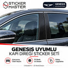 Genesis Uyumlu Kapı Direği Sticker Seti
