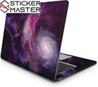 Galaksi Baykuş Laptop Sticker Soyut Tasarım Seti | Sticker Master