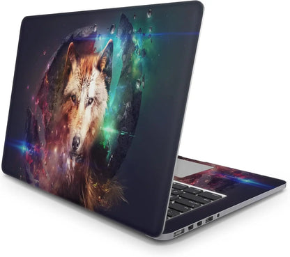 Sticker Master Wolf Explode Evrensel Sticker Dizüstü Bilgisayar Vinil Sticker Decal 12" 13" 13.3" 14" 15" 15.4" 15.6 inç Dizüstü Bilgisayar Çıkartma Koruyucu Macbook Asus Acer Hp Lenovo Huawei Dell İçin - Sticker Master