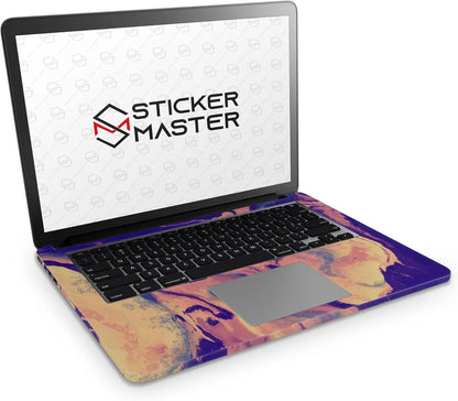 Sticker Master Marble Evrensel Sticker Dizüstü Bilgisayar Vinil Sticker Decal 12" 13" 13.3" 14" 15" 15.4" 15.6 inç Dizüstü Bilgisayar Çıkartma Koruyucu Macbook Asus Acer Hp Lenovo Huawei Dell İçin - Sticker Master