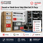 Garanti ve Teknik Servis Takip Etiket Seti 24 Parça