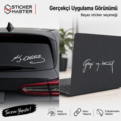 Gazi_M._Kemal_ve_K._Ataturk_Imza_Sticker_Seti_renkler_ads_beyaz