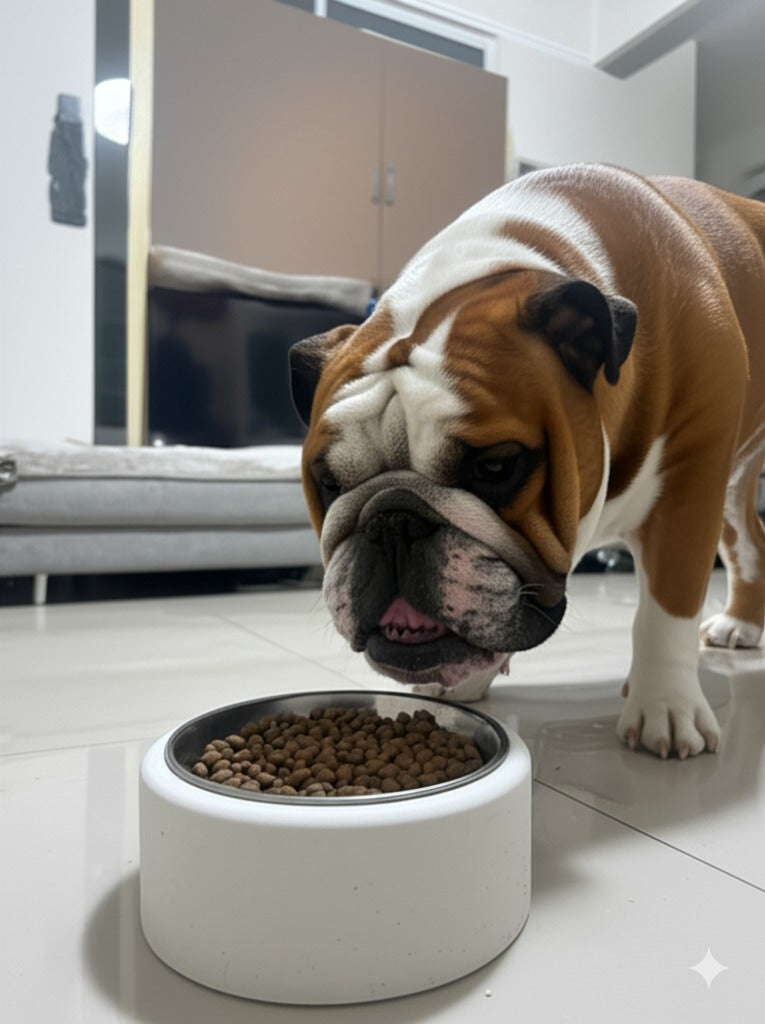 Sticker Master Beton Kedi ve Köpek Mama Kabı – Şık ve Dayanıklı Tasarım