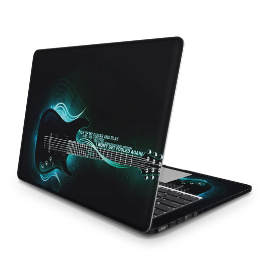 Sticker Master Music Guitar Evrensel Sticker Dizüstü Bilgisayar Vinil Sticker Decal 12" 13" 13.3" 14" 15" 15.4" 15.6 inç Dizüstü Bilgisayar Çıkartma Koruyucu Macbook Asus Acer Hp Lenovo Huawei Dell İçin - Sticker Master
