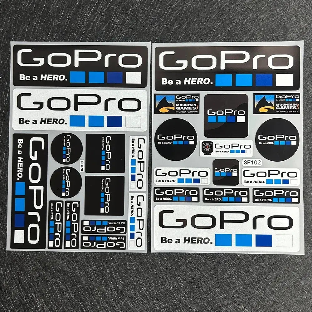 Sticker Master GoPro HERO Extreme Sports Sticker Motor Araç Çıkartma Etiket - Sticker Master