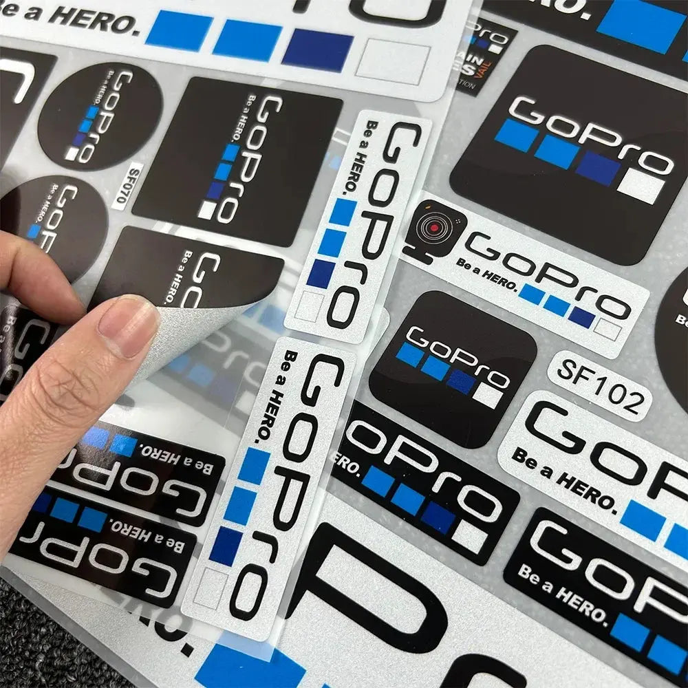 Sticker Master GoPro HERO Extreme Sports Sticker Motor Araç Çıkartma Etiket - Sticker Master