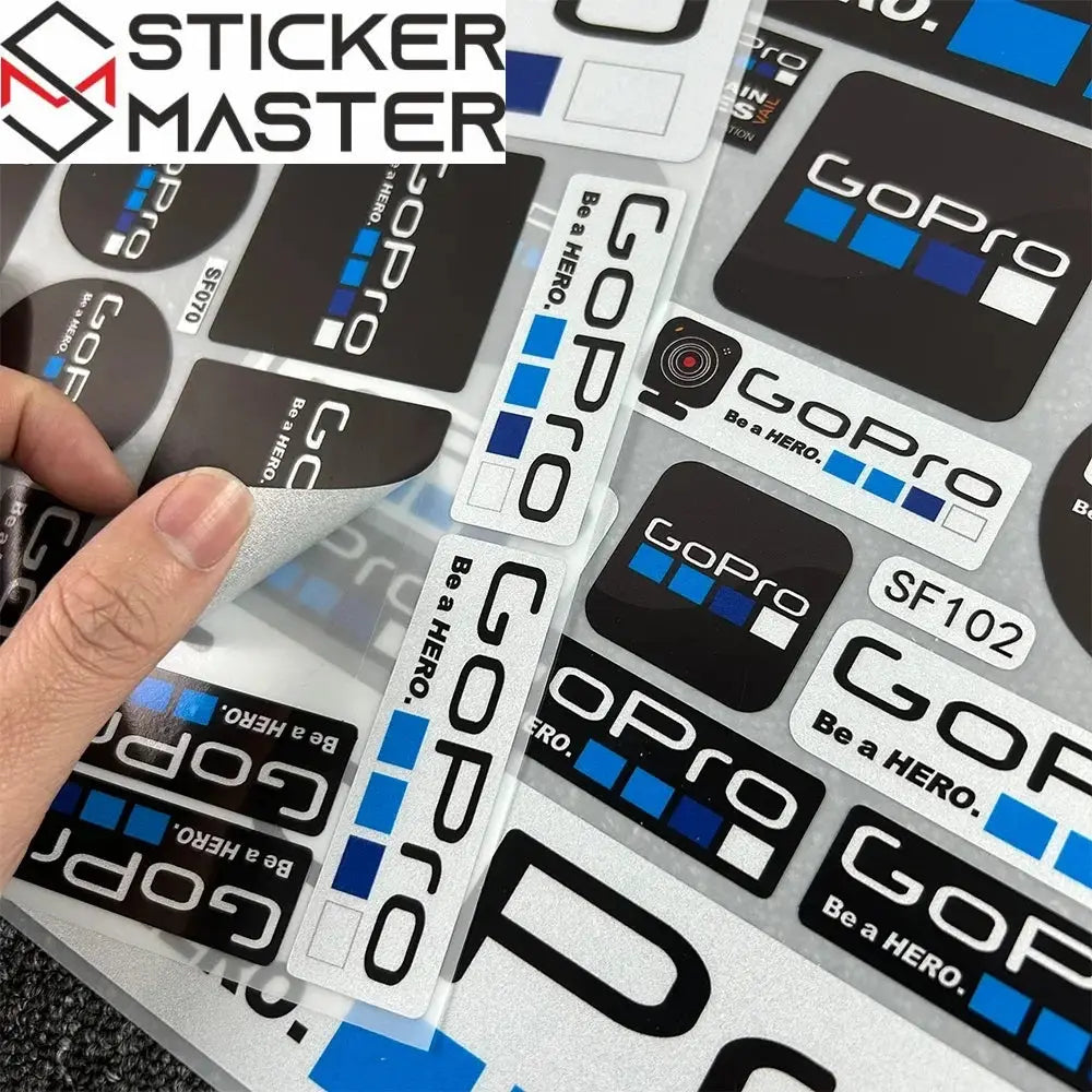 Sticker Master GoPro HERO Extreme Sports Sticker Motor Araç Çıkartma Etiket - Sticker Master