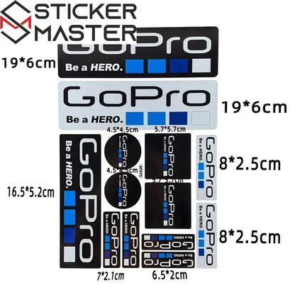 Sticker Master GoPro HERO Extreme Sports Sticker Motor Araç Çıkartma Etiket - Sticker Master