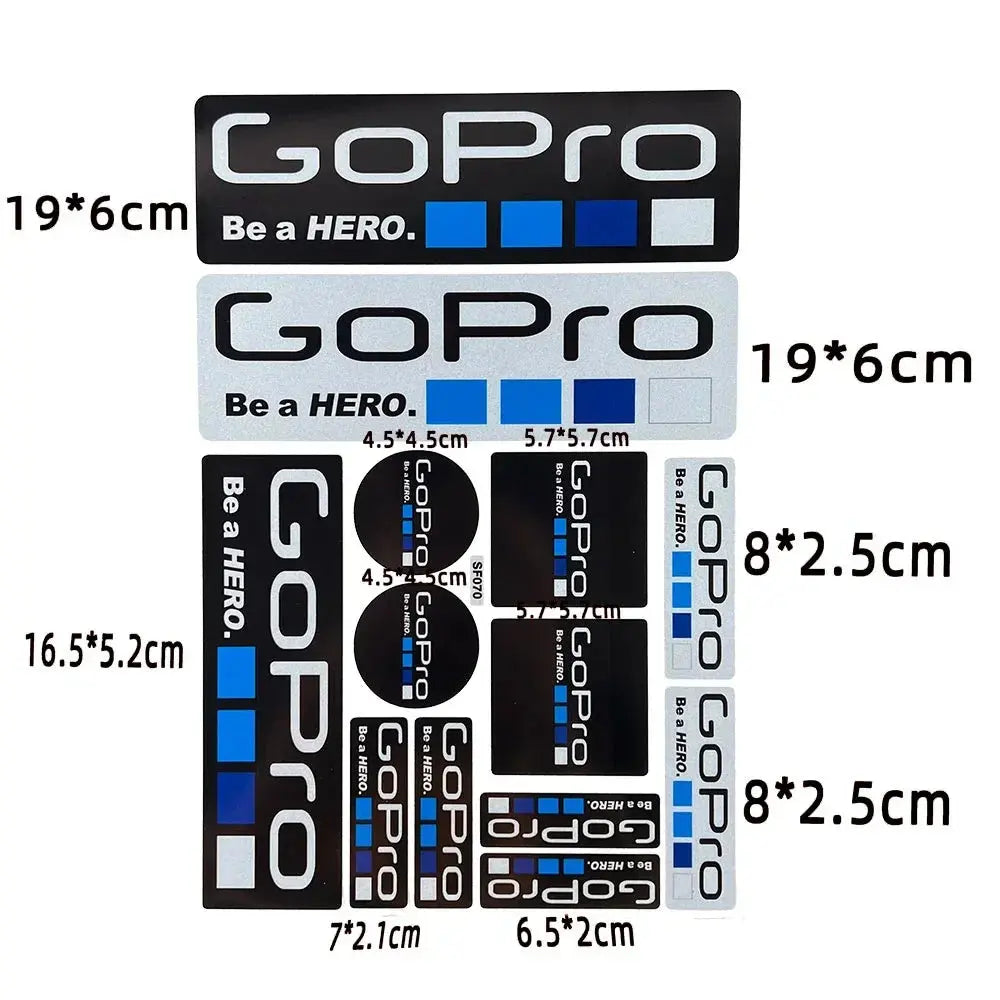 Sticker Master GoPro HERO Extreme Sports Sticker Motor Araç Çıkartma Etiket - Sticker Master