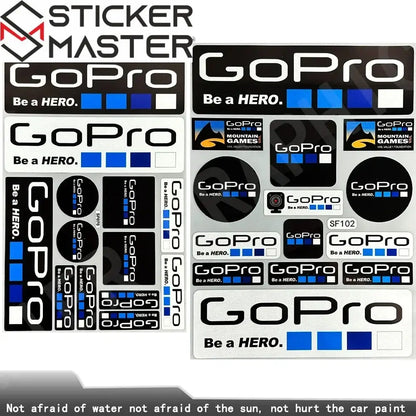 Sticker Master GoPro HERO Extreme Sports Sticker Motor Araç Çıkartma Etiket - Sticker Master