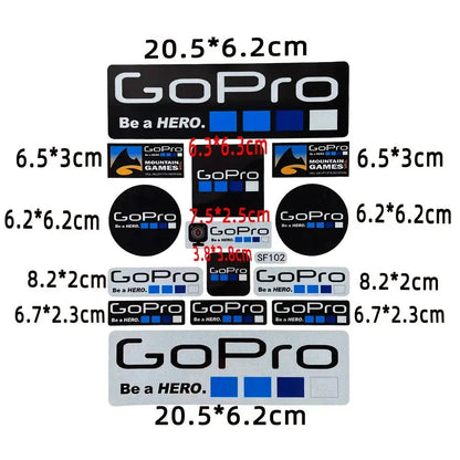 Sticker Master GoPro HERO Extreme Sports Sticker Motor Araç Çıkartma Etiket - Sticker Master